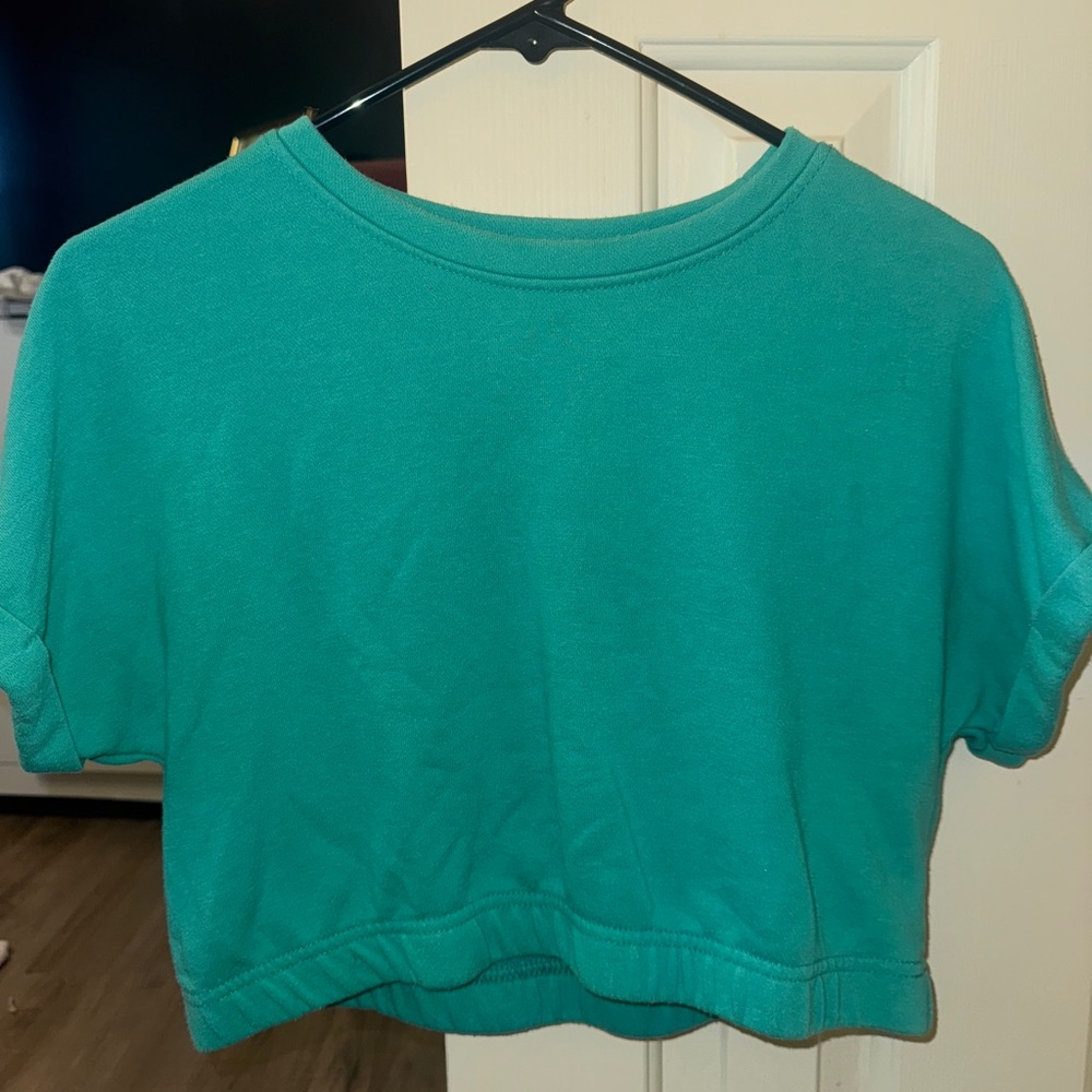 Teal Women's Crop Top